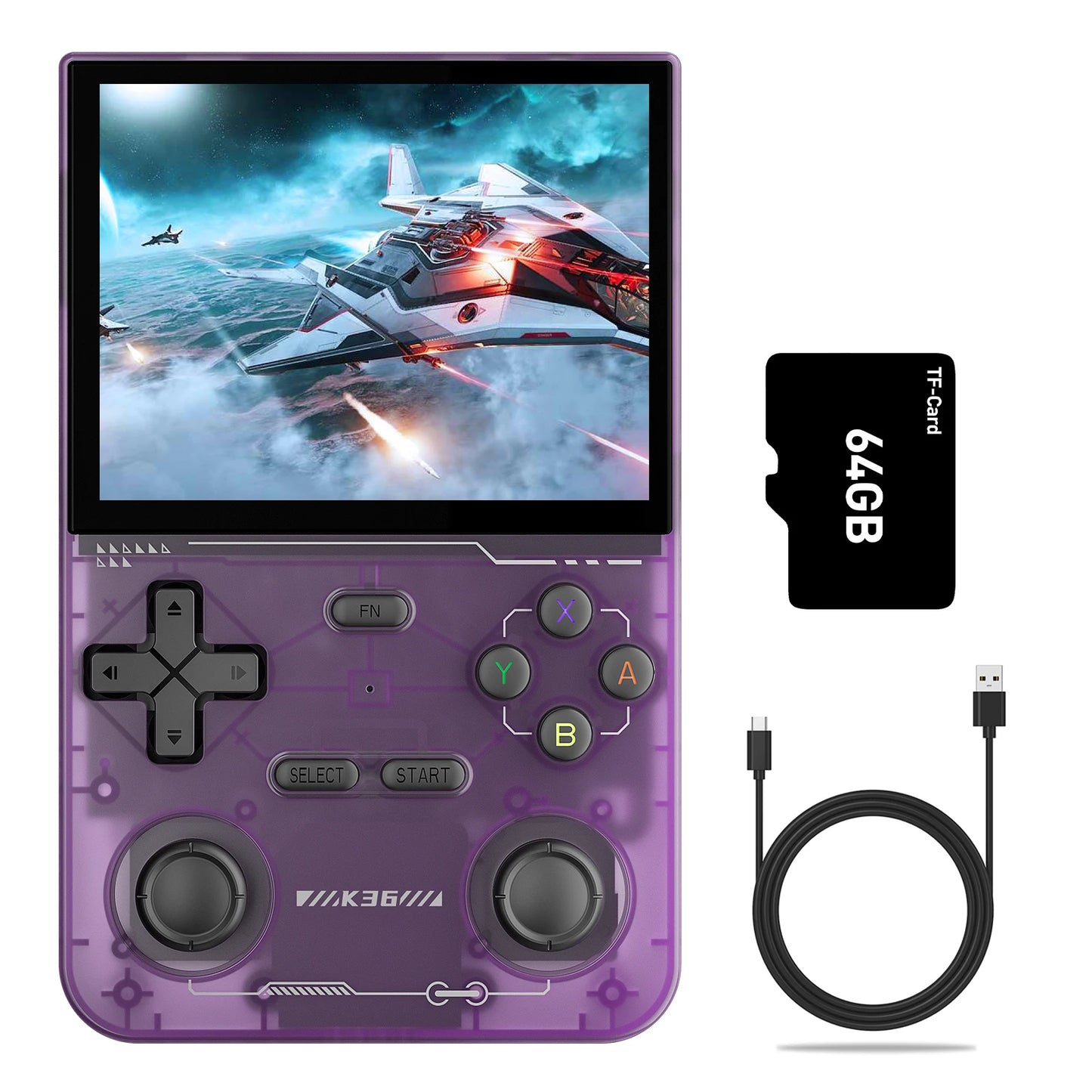 GAMINJA Open Source K36 Handheld Game Console