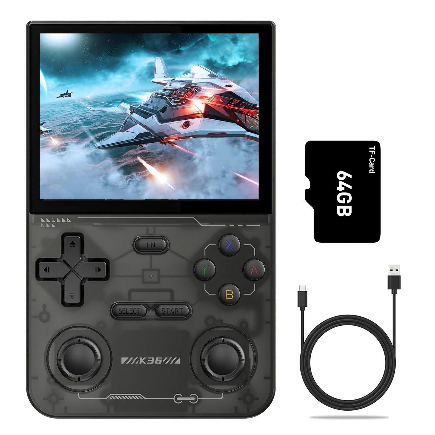 GAMINJA Open Source K36 Handheld Game Console